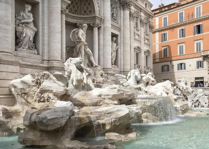Appartement Luxury With Direct Trevi Fountain View Romantic *